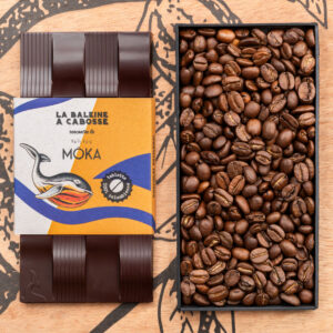 Tablette Chocolat noir 76% & brisures de café