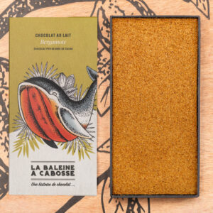 Tablette chocolat au lait 50% de cacao & bergamote