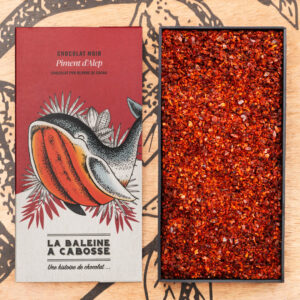 Tablette de chocolat noir 76% & piment d'Alep