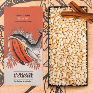 Tablette Chocolat blanc au riz au lait