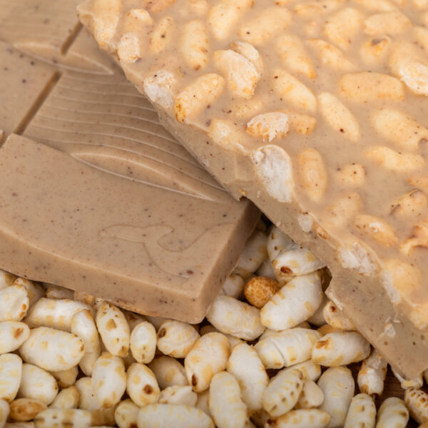 Tablette Chocolat blanc au riz au lait – Image 3