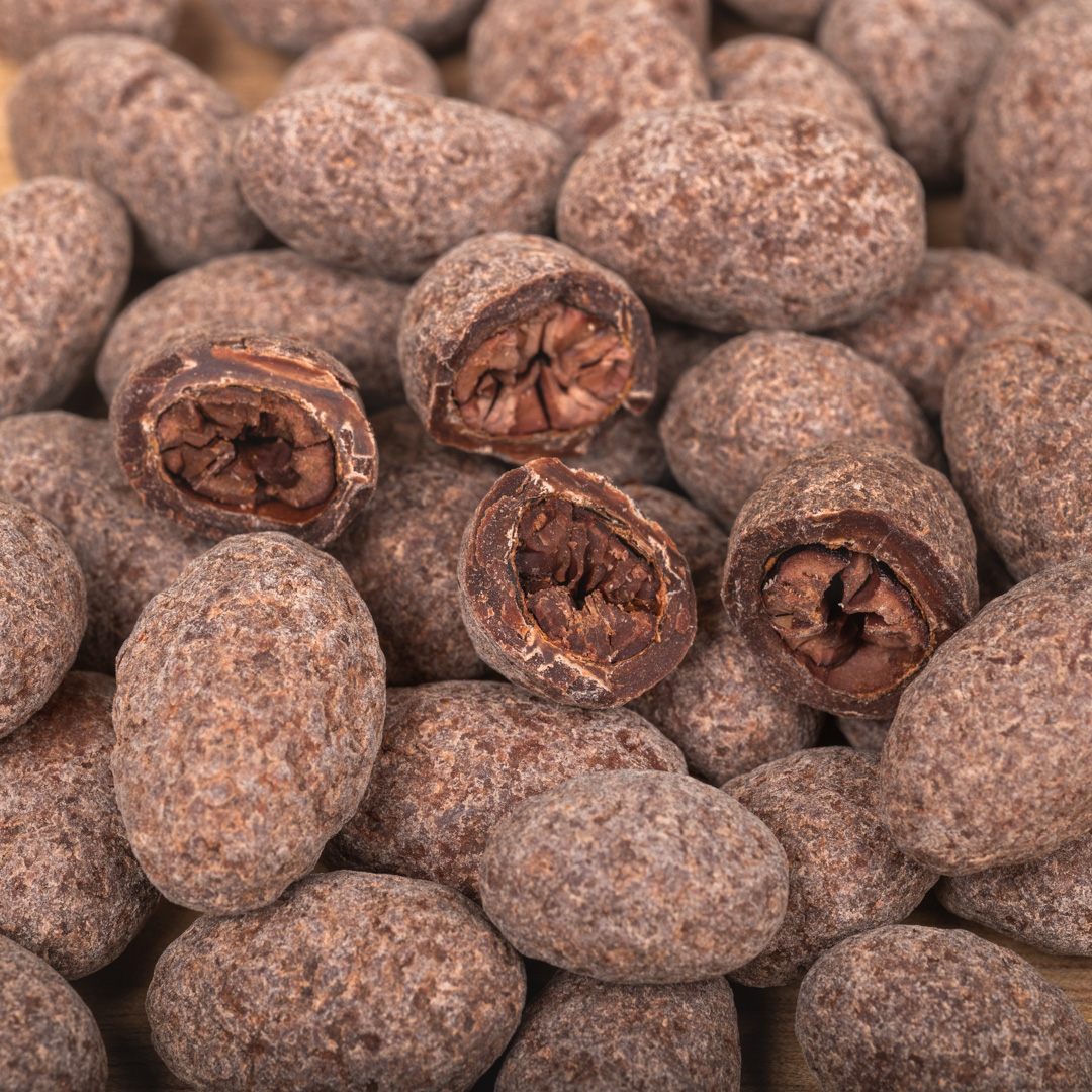 Fèves de cacao enrobées de chocolat noir – Image 3